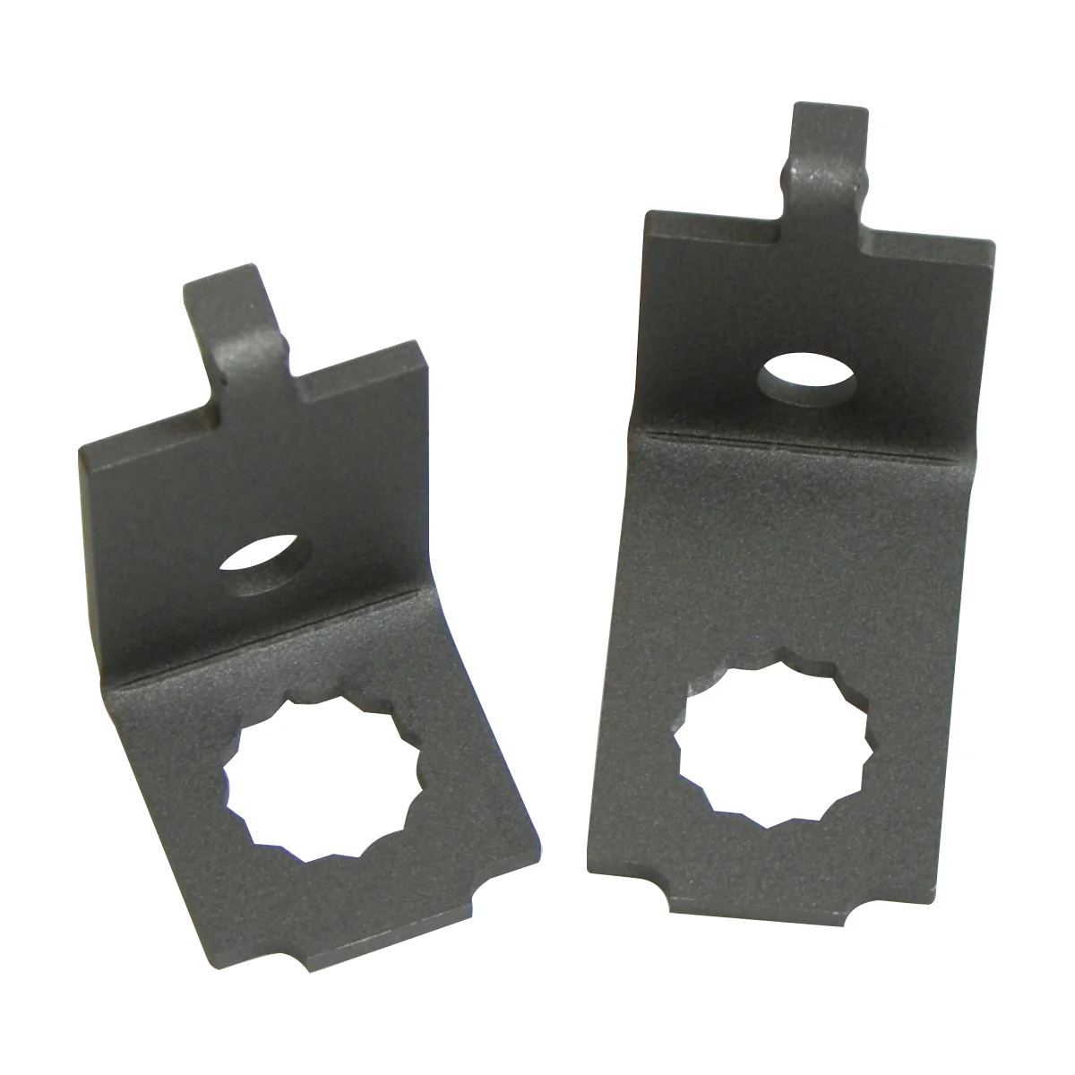 1973 Chevrolet Nova/Chevy II FRONT HOSE BRACKETS; PAIR; (DRUM BRAKES ONLY) | BR10047Z