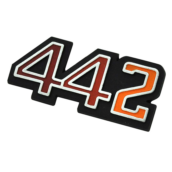 1972 Oldsmobile Cutlass/442/F85 442 GLOVEBOX EMBLEM | EM2460T
