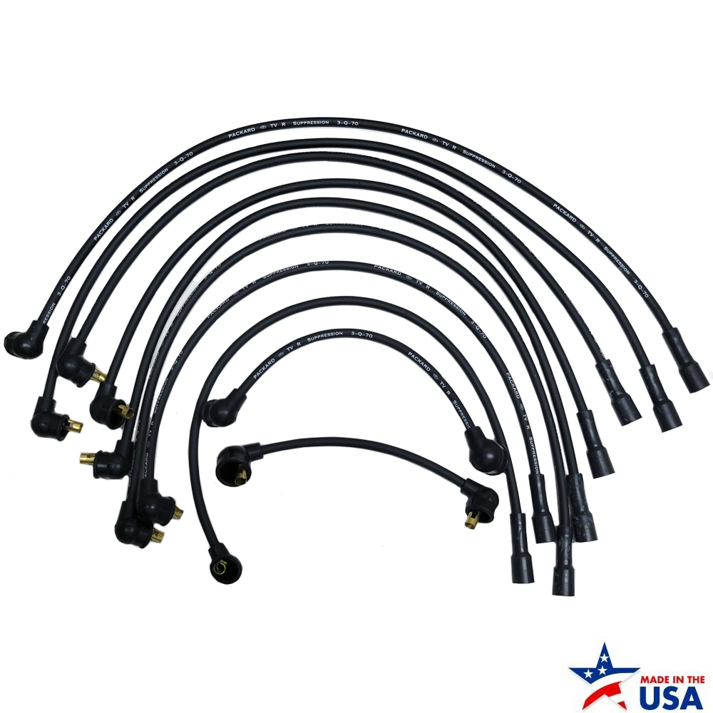 1971 Oldsmobile Cutlass/442/F85 SPARK PLUG WIRE SET (V8 ALL DATED 3-Q-70) | 4354-703