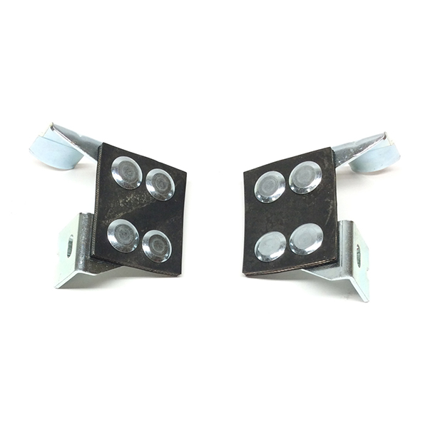 1969 Oldsmobile Cutlass/442/F85 TAILPIPE HANGER FOR TIPS - OEM STYLE MOUNTS TO SIDE OF FRAME FACTORY - PR | EX2614T