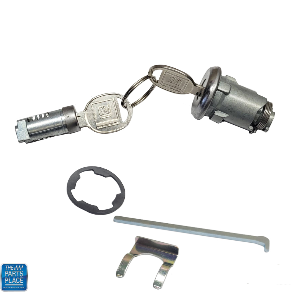 1968 Pontiac GTO/LeMans/Tempest GLOVEBOX & TRUNK LOCK KIT - LATER KEY 197 | KL2636Z
