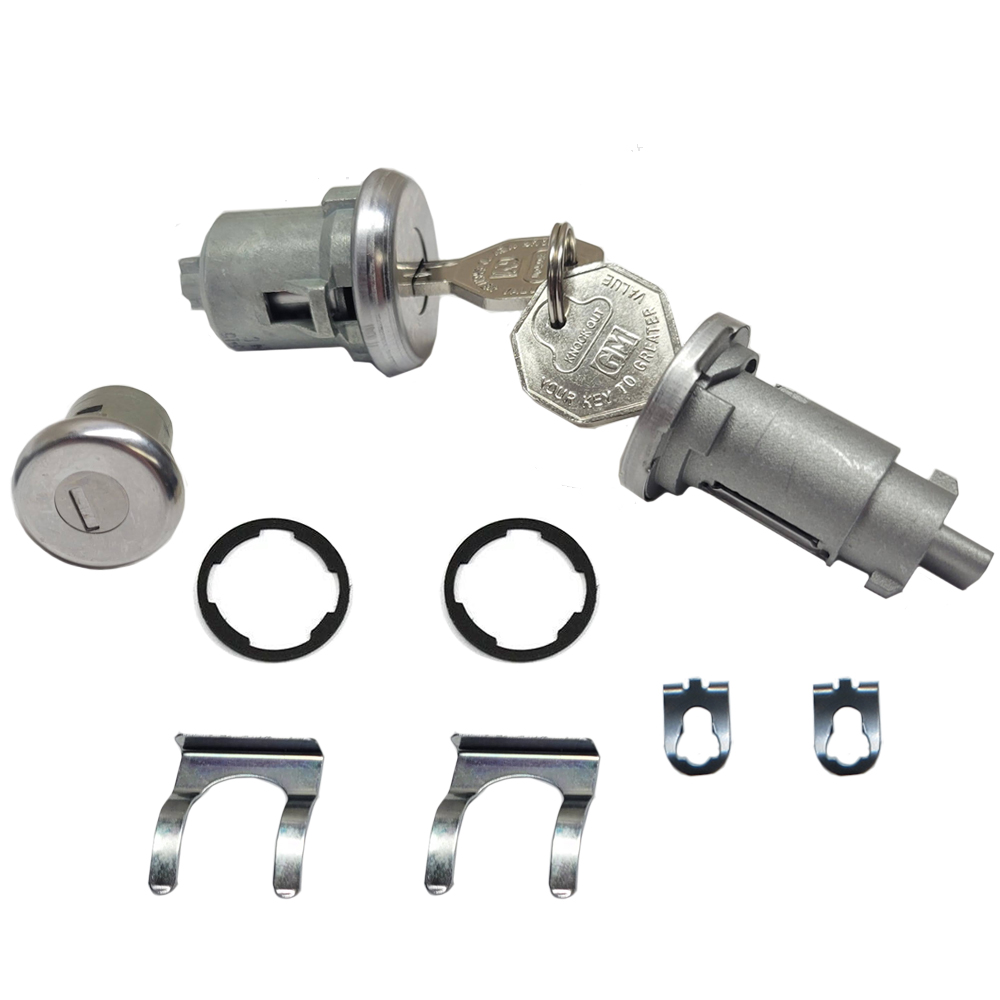 1967 Pontiac GTO/LeMans/Tempest IGNITION & DOOR LOCK KIT (ORIGINAL KEYS) 104A | KL0114Z