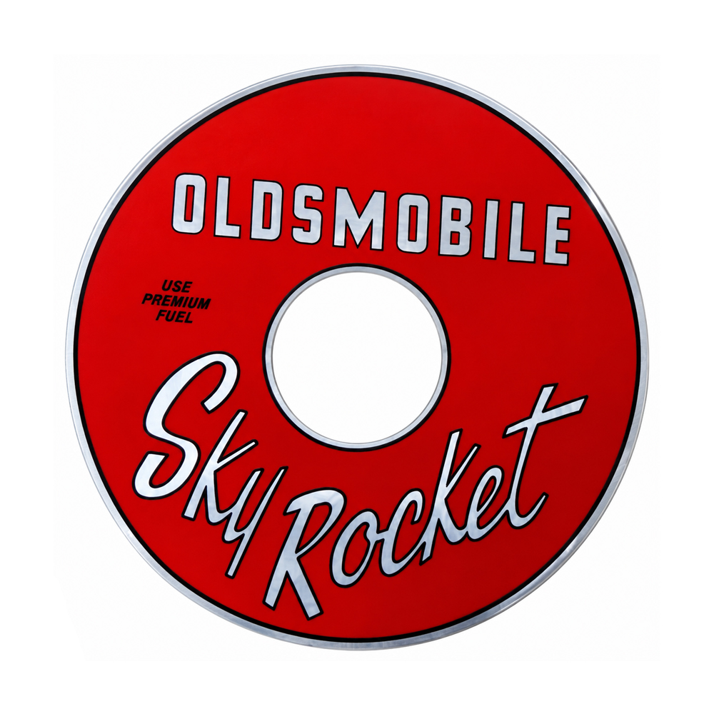 1962 Oldsmobile Cutlass/442/F85 SKYROCKET AIR CLEANER DECAL (RED) (D00148) | DC1828T