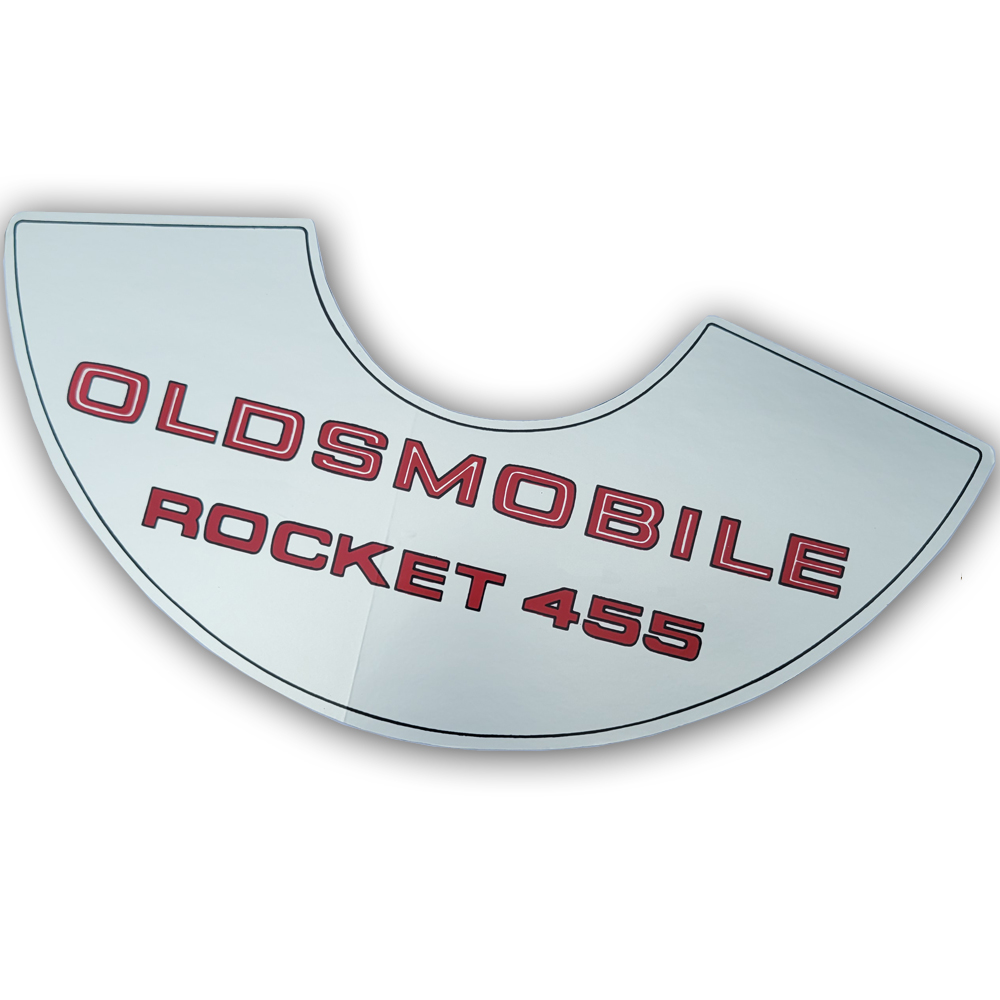 1971 Oldsmobile Cutlass/442/F85 ROCKET 455-2V 4 A-BODY AIR CLNR DECAL (DO0292) | DC1911T