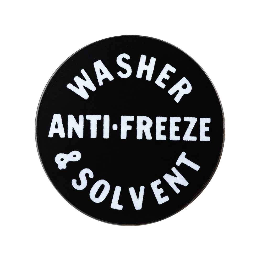 1967 Oldsmobile Cutlass/442/F85  WINDSHIELD WASHER BOTTLE CAP DECAL (D00115) | DC2076T
