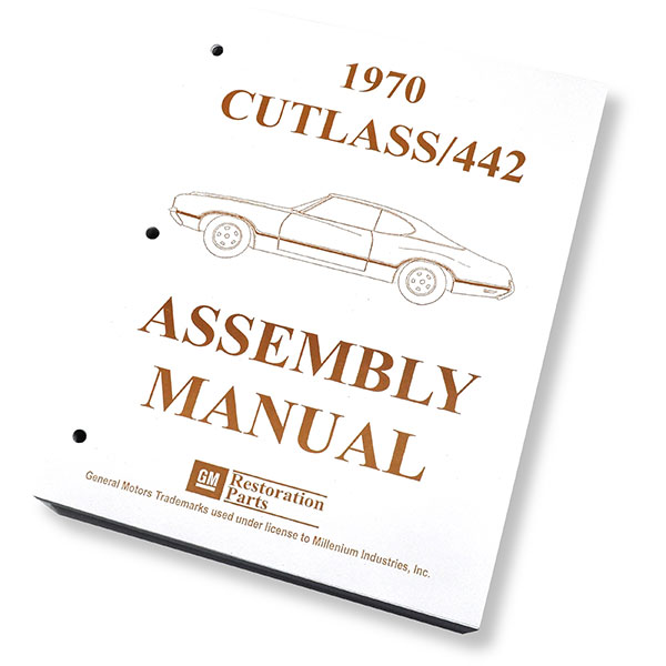 1970 Oldsmobile Cutlass/442/F85 ASSEMBLY MANUAL CUTLASS | BK1042T