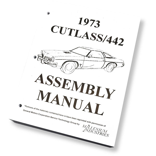 1973 Oldsmobile Cutlass/442/F85 ASSEMBLY MANUAL CUTLASS | BK1045T