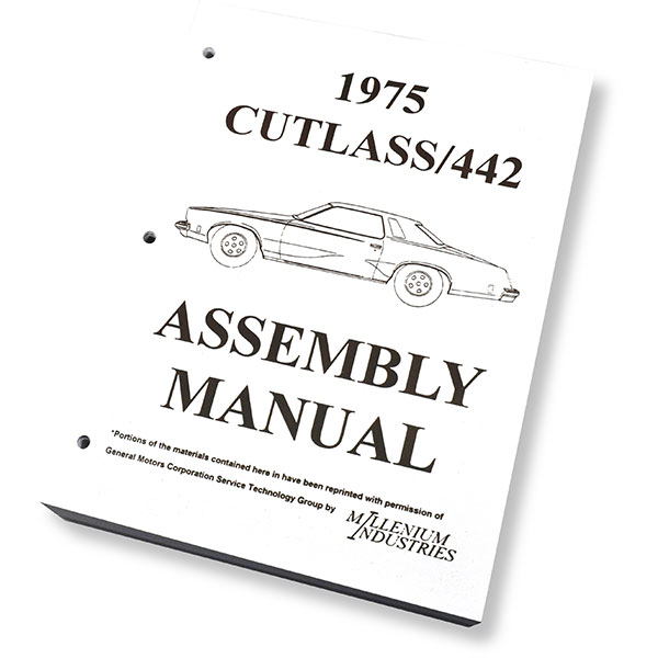 1975 Oldsmobile Cutlass/442/F85 ASSEMBLY MANUAL CUTLASS | BK1046T