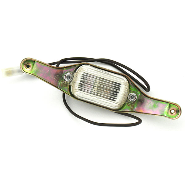 1969 Oldsmobile Cutlass/442/F85 LICENSE LAMP ASSEMBLY - COMES WITH LAMP, LENS, HOUSING AND WIRE. FITS HARDTOP OR CONVERTIBLE | XL4434T