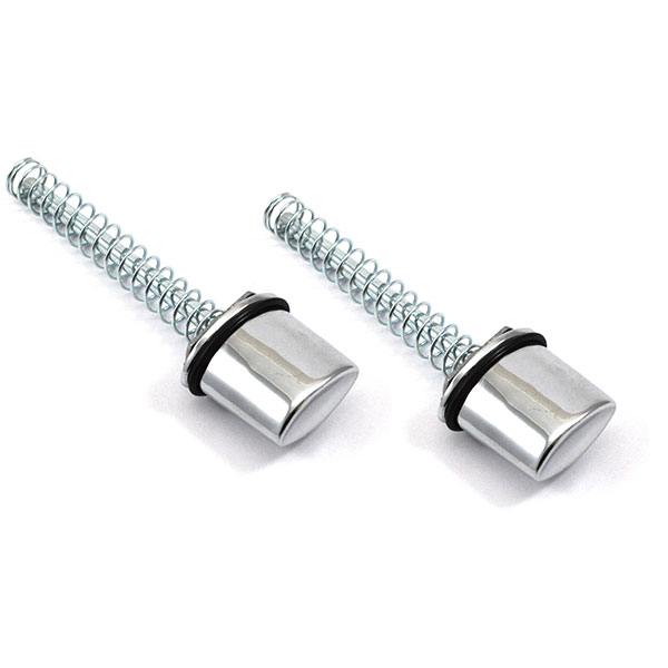 1972 Pontiac GTO/LeMans/Tempest OUTSIDE DOOR HANDLE PUSH CHROME BUTTONS - PR | XP4873Z