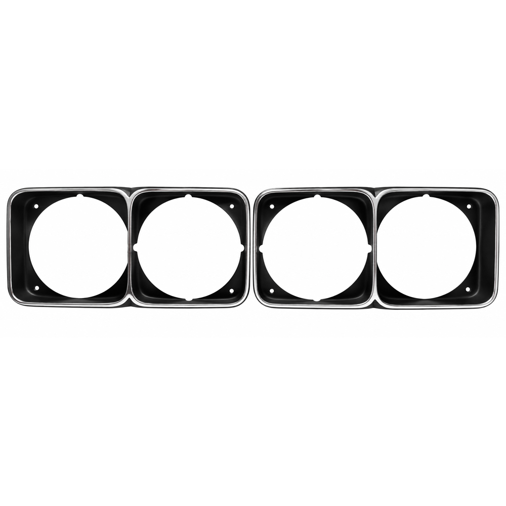 1972 Oldsmobile Cutlass/442/F85 HEADLAMP BEZELS (NEW ALUMINUM) - PR | GH2734T