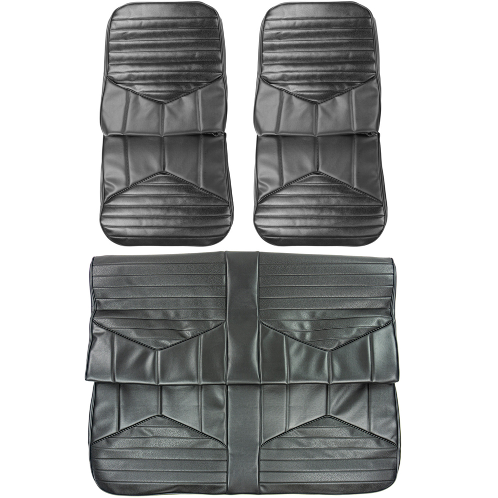 1970 Oldsmobile Cutlass/442/F85 FRONT BUCKETS & REAR BENCH SEAT COVER SET (