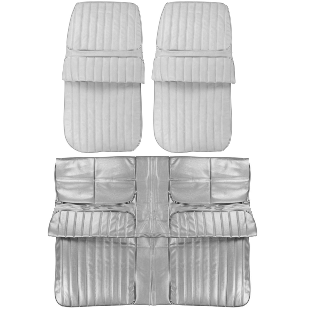 1970 Oldsmobile Cutlass/442/F85 FRONT BUCKETS & REAR BENCH SEAT COVER SET (SUPREME PUI) COUPE | IN2990T