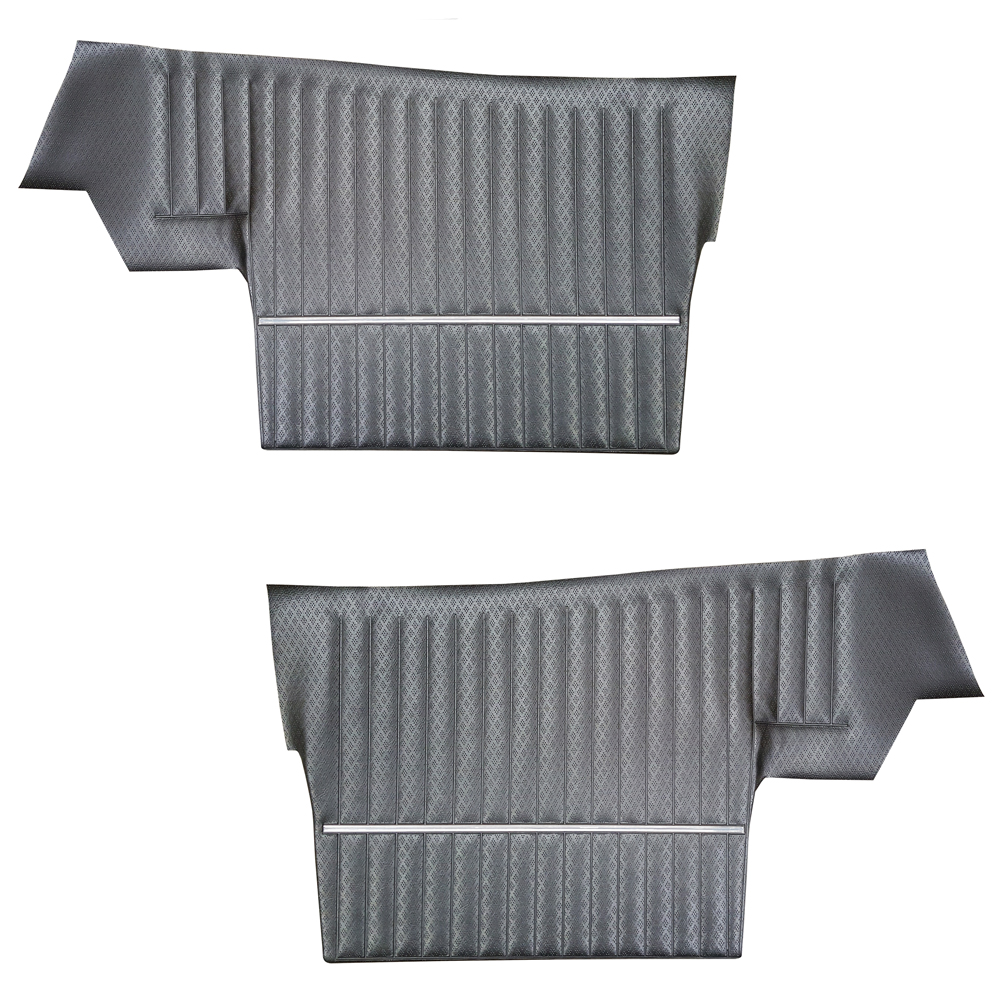 1969 Oldsmobile Cutlass/442/F85 UNASSEMBLED REAR QUARTER TRIMS (LEGENDARY) S & 442 CONVERTIBLE (DOUBLE DIAMOND UPPER GRAIN SECTIONS) - PR | IN3197T