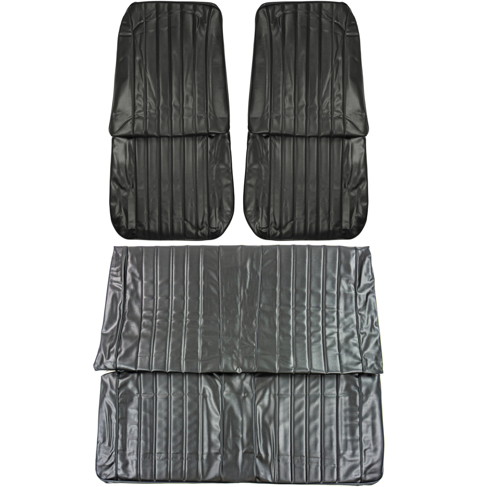 1968 Chevrolet Chevelle/Malibu STANDARD FRONT BUCKETS & REAR BENCH SEAT COVER COMPLETE SET (CONVERTIBLE) - SET | IN2900V