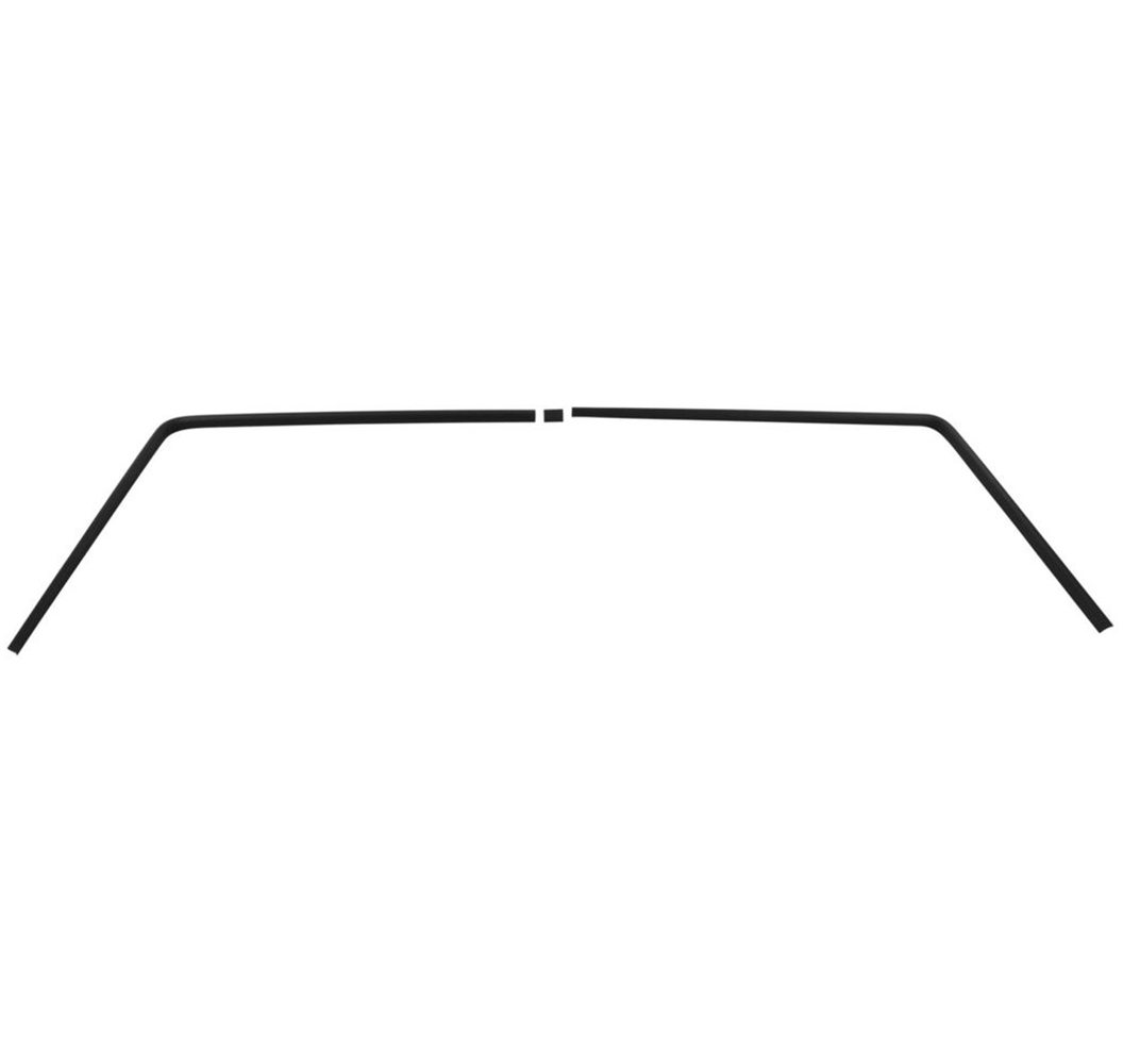 1967 Chevrolet Nova/Chevy II INNER REAR WINDOW TRIM 2 & 4 DOOR SEDAN - 3 PIECE SET (3038) | IN2586N