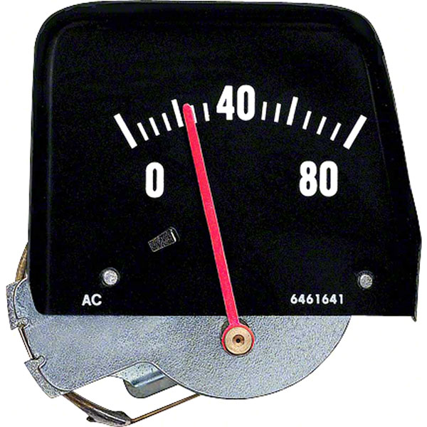 1968 Chevrolet Nova/Chevy II CONSOLE OIL GAUGE (BLACK FACE) | CP1407Z