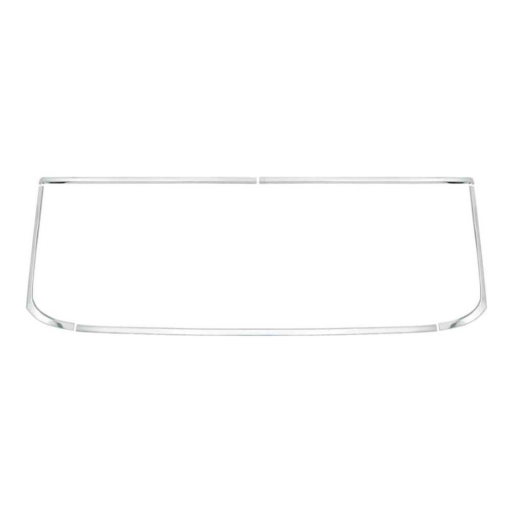 1966 Chevrolet Nova/Chevy II REAR WINDOW MOLDING SET HARDTOP (5 PIECE SET) | XP3450N