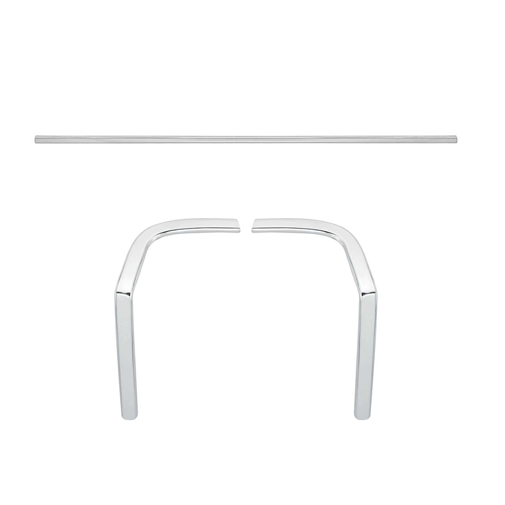 1963 Chevrolet Nova/Chevy II 3 PIECE REAR BODY MOLDING SET (TRUNK & QUARTER PANEL COVE SET) - ALUMINUM | XP3475N