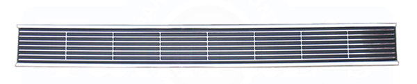 1971 Chevrolet Nova/Chevy II CUSTOM REAR CHROME & BLACK PANEL WITHOUT EMBLEM (NEW SHOW QUALITY) - THIS PANEL MOUNTS BETWEEN TAIL LAMPS AND IS MADE OUT OF CHROME PLATED PLASTIC | XP3482N
