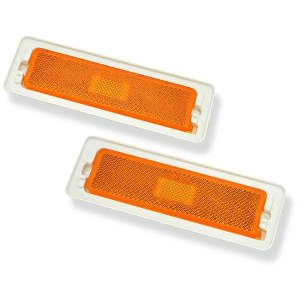1974 Chevrolet Nova/Chevy II FRONT SIDE MARKER LENSES (AMBER) - PR | XL3402N