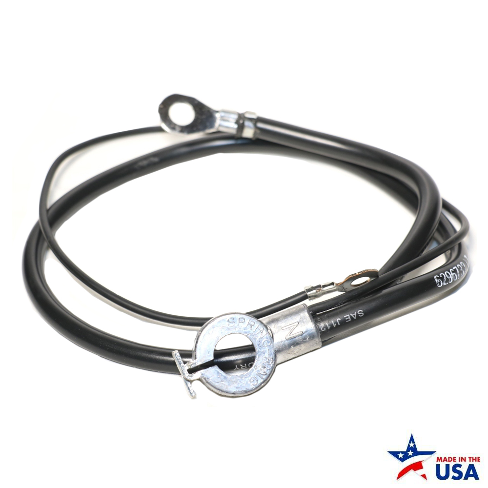 1968 Chevrolet Impala/Caprice/Bel Air S  BATTERY CABLE, NEGATIVE, V8, ALL W/O A/C | 12505