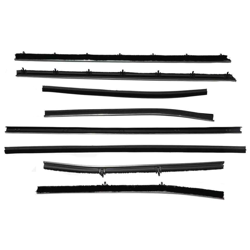 1972 Chevrolet Nova/Chevy II WINDOWFELT KIT (SEDAN) 8 PIECE (OEM) | WS3290N