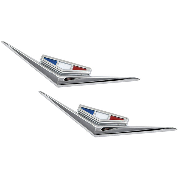 1964 Chevrolet Nova/Chevy II FRONT FENDER EMBLEMS 