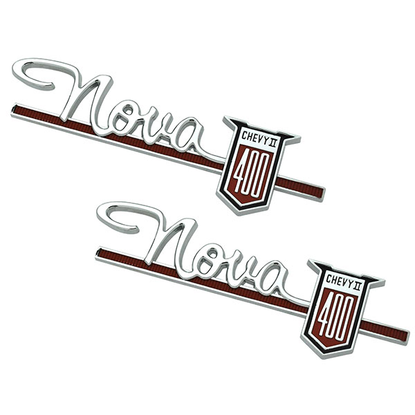 1962 Chevrolet Nova/Chevy II QUARTER PANEL EMBLEMS 400 SERIES - PR | EM1992N