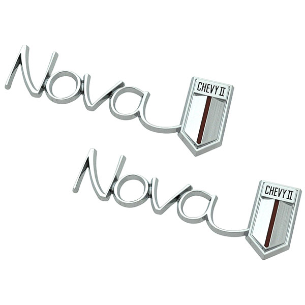 1966 Chevrolet Nova/Chevy II QUARTER PANEL EMBLEMS CHEVY II - PR | EM1998N