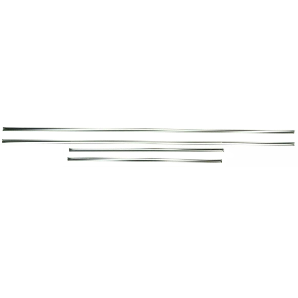 1968 Chevrolet Chevelle/Malibu FRONT AND REAR DOOR PANEL MOLDING 4 PIECE FRONT & REAR COUPE | IN3099V