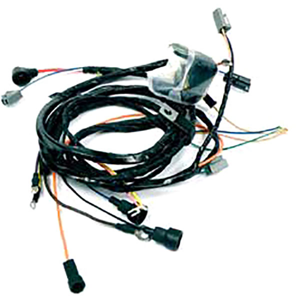 1972 Chevrolet Nova/Chevy II ENGINE HARNESS, 6 CYLINDER WITH WARNING LIGHTS (NOTE: MANUAL CARS REQUIRE USE OF #CA28033 TCS SWITCH EXTENSION) | NV28024