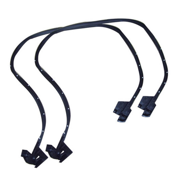 1967 Chevrolet Chevelle/Malibu DOOR WEATHERSTRIPS WITH CLIPS AND MOLDED ENDS, HTP, CONV - PR | WS4408V