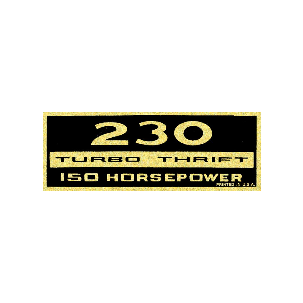 1963 Chevrolet Nova/Chevy II 230 Turbo Thrift 150 HP Valve Cover (DC0215) | DC1498N