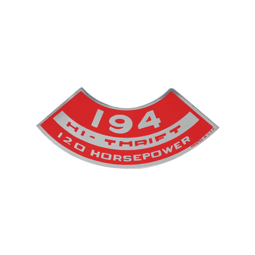 1967 Chevrolet Nova/Chevy II 194 Hi Thrift 120 HP Air Cleaner (DC0292) | DC1514N