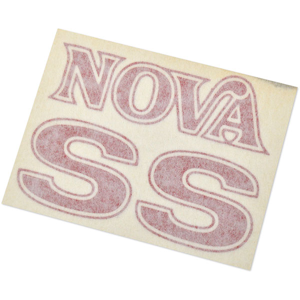 1976 Chevrolet Nova/Chevy II FENDER DECAL SS RED EACH | DC0560