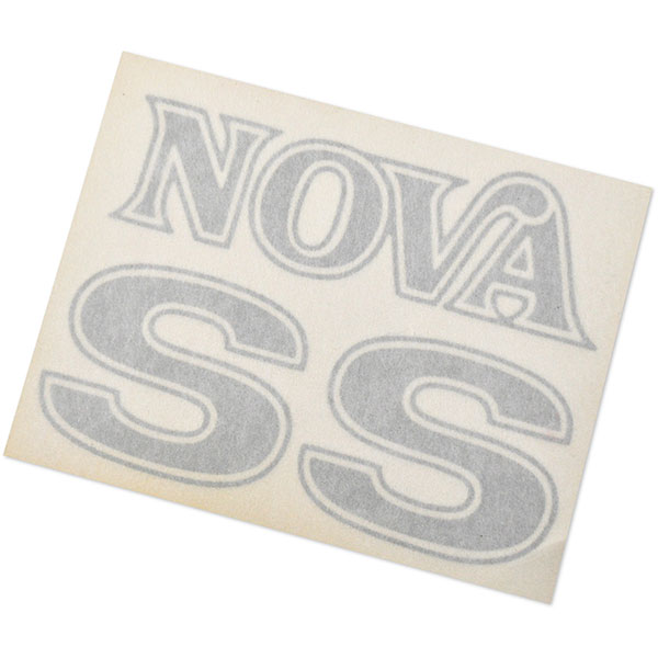 1975 Chevrolet Nova/Chevy II FENDER DECAL SS BLACK EACH | DC0561