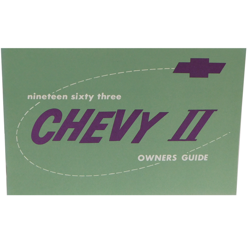 1963 Chevrolet Nova/Chevy II OWNERS MANUAL | BK1037N