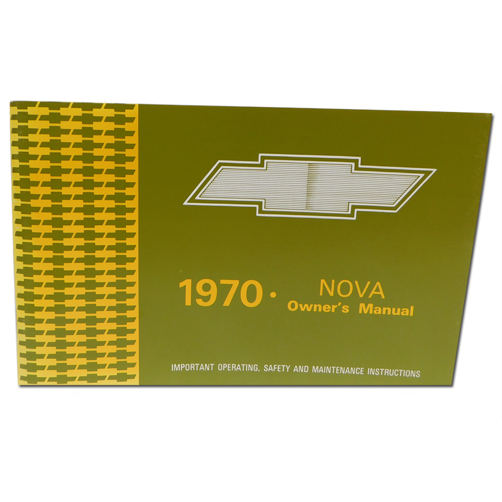 1970 Chevrolet Nova/Chevy II OWNERS MANUAL | BK1044N