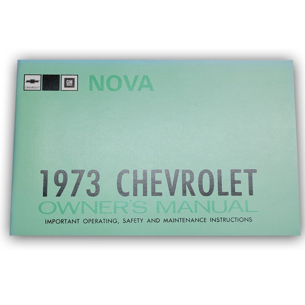 1973 Chevrolet Nova/Chevy II OWNERS MANUAL | BK1047N