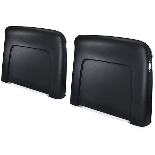 1972 Buick Skylark/GS/Regal/GN PLASTIC BUCKET SEAT BACKS - INJECTION MOLDED WITH MOLDED CHROME (FITS 68 ALL & 69-72 RECLINING SEATS ONLY) BLACK - PR | IN4381Z