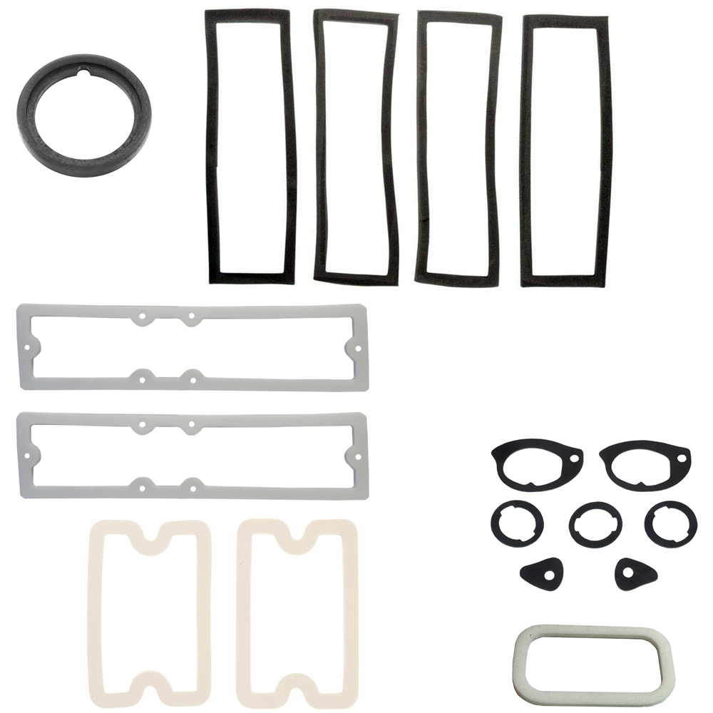 1970 Chevrolet Nova/Chevy II PAINT GASKET KIT (INCLUDES GASKETS FOR PARK LENSES, TAIL LENSES, LICENSE LENS, MARKER LAMPS, ANTENNA, DOOR HANDLES & LOCKS) MADE IN THE USA | WS3312N