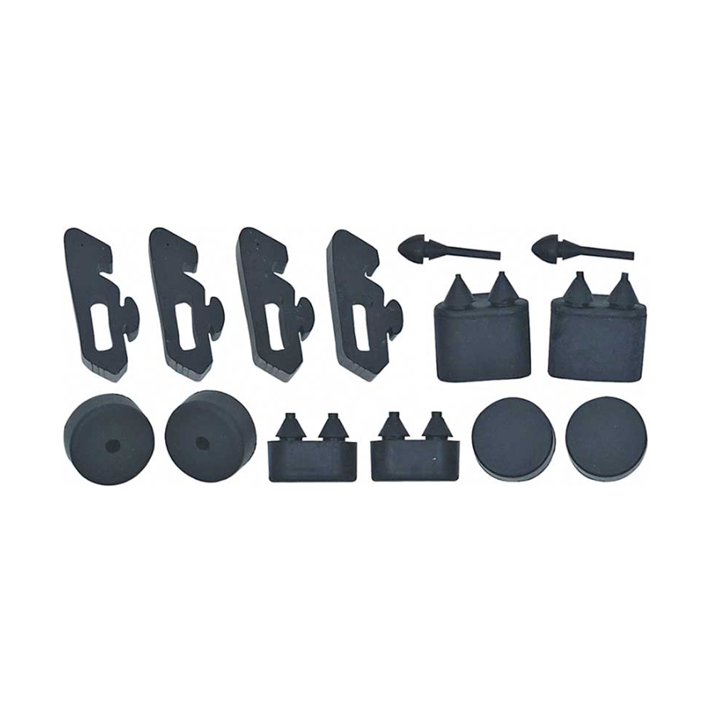 1973 Chevrolet Nova/Chevy II RUBBER BUMPER KIT (INCLUDES 2 HOOD