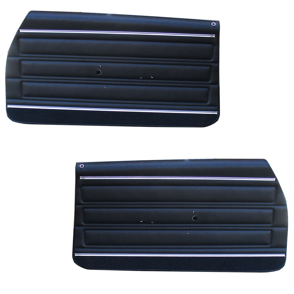 1968 Pontiac GTO/LeMans/Tempest PRE-ASSEMBLED FRONT DOOR PANELS (PUI) - PR | IN2672G
