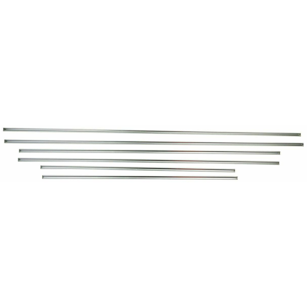 1969 Pontiac GTO/LeMans/Tempest FRONT & REAR DOOR PANEL MOLDINGS (COUPE) - 6 PIECES | IN2693G