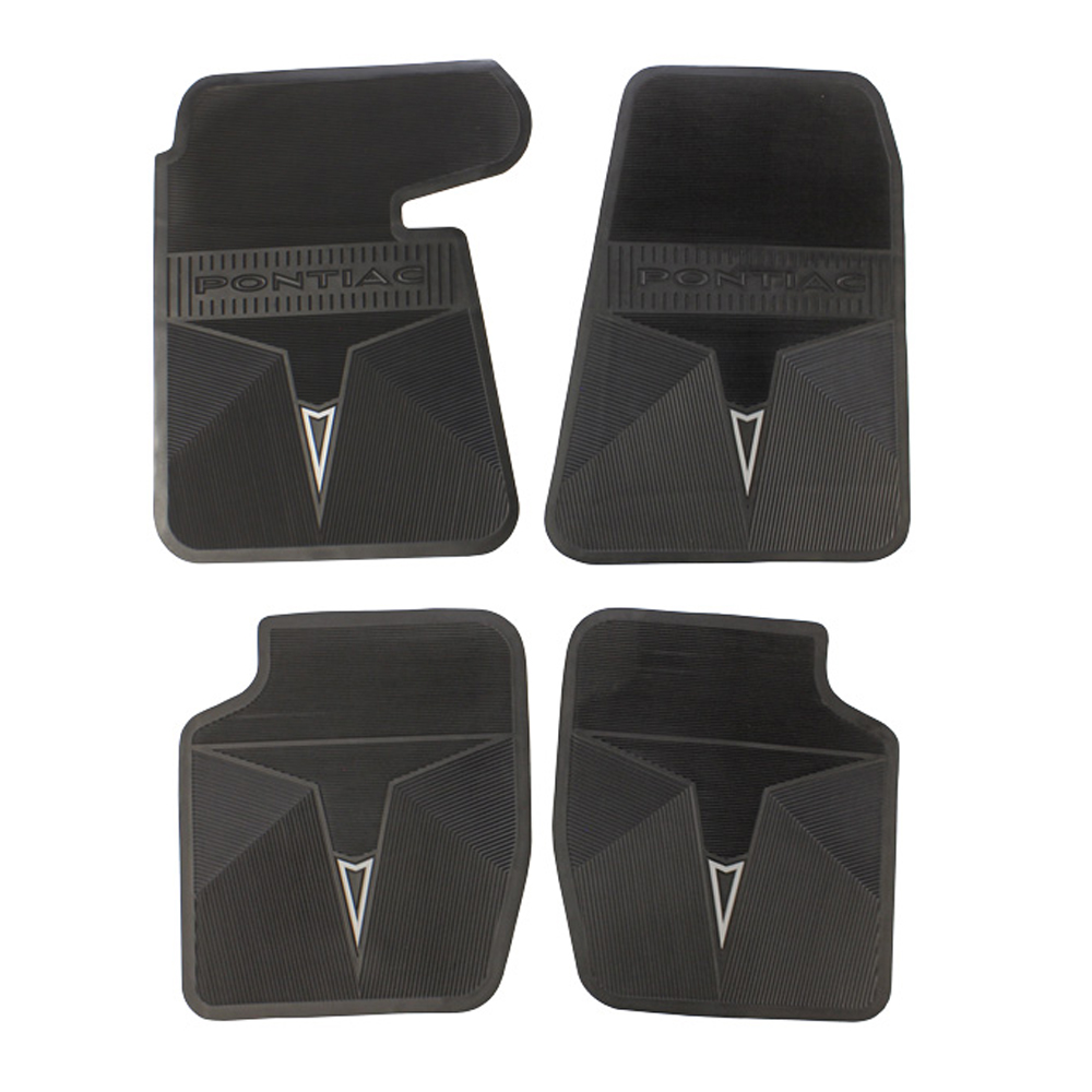 1965 Pontiac GTO/LeMans/Tempest FACTORY STYLE FLOOR MATS RUBBER SET WITH 