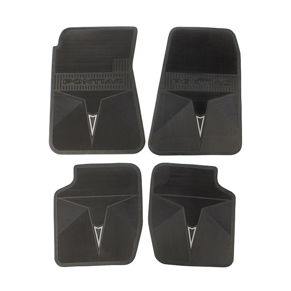 1968 Pontiac GTO/LeMans/Tempest FACTORY STYLE FLOOR MATS RUBBER SET WITH 