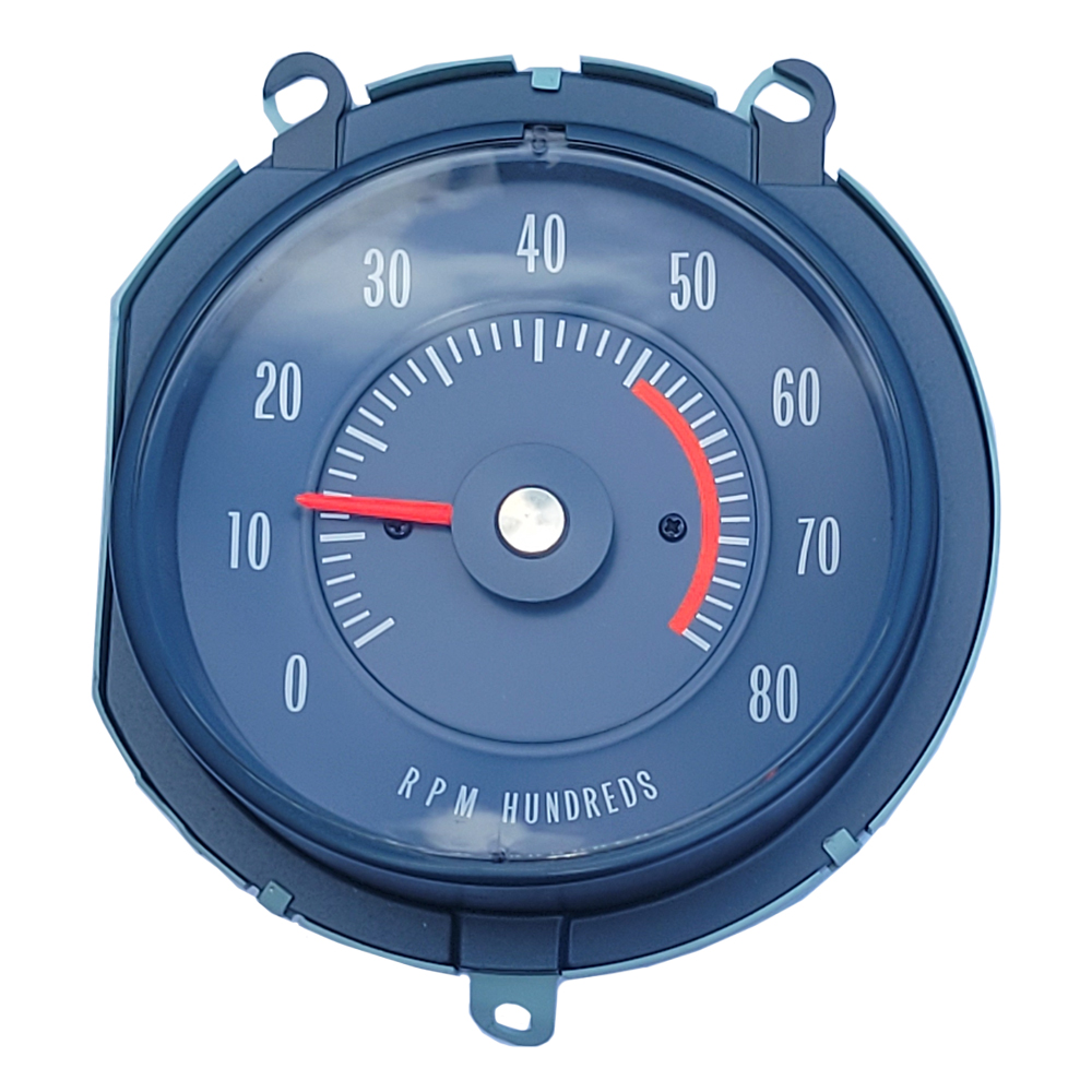 1968 Pontiac GTO/LeMans/Tempest IN-DASH TACH - STANDARD (5200 RED LINE RPM â€“ 8000 RPM MAX) | IN3063G