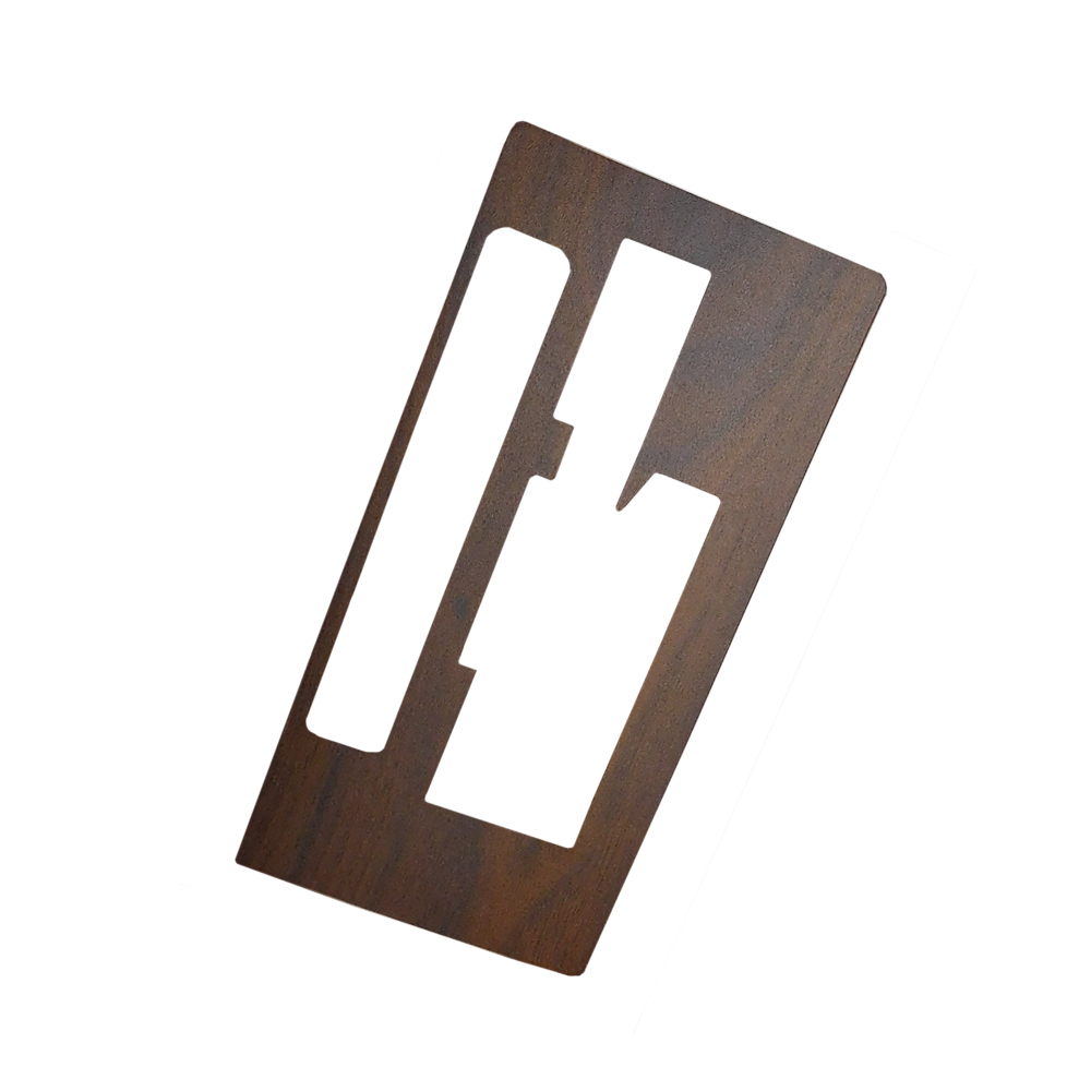 1969 Pontiac GTO/LeMans/Tempest SHIFTER TOP PLATE WOODGRAIN INSERT (3-SPEED HURST DUALGATE) | CP1561G