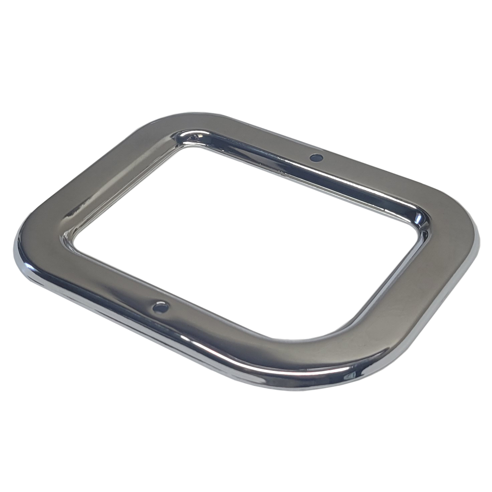 1964 Pontiac GTO/LeMans/Tempest SHIFTER BOOT TRIM PLATE (USED ON 64-65 CARS WITHOUT CONSOLE & 64 CARS WITH CONSOLE) - CHROME | CP1587G